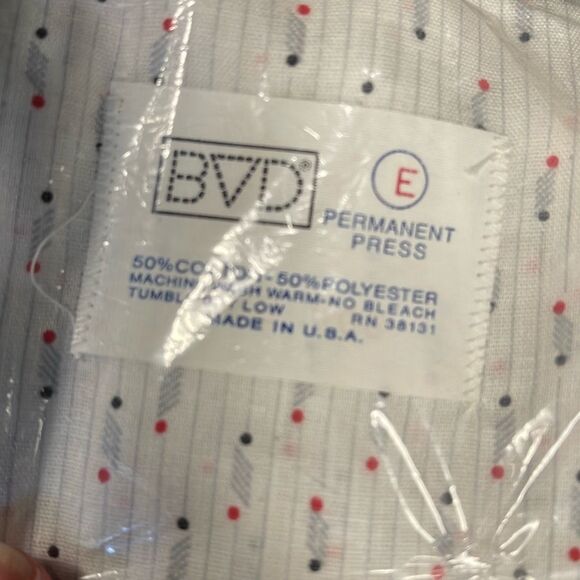 Vintage Deadstock BVD permanent press 48/50 pajamas. - Picture 3 of 5